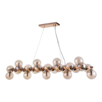 Chandelier on a string CABELLA 25xG9/28W/230V
