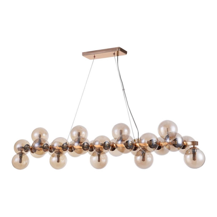 Chandelier on a string CABELLA 25xG9/28W/230V