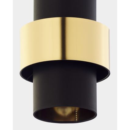 Chandelier on a string CALISTO 1xE27/15W/230V gold/black