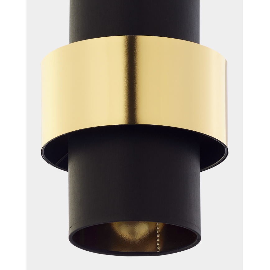 Chandelier on a string CALISTO 1xE27/15W/230V gold/black