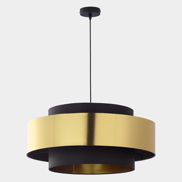 Chandelier on a string CALISTO 1xE27/25W/230V gold/black