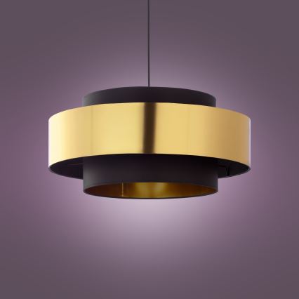 Chandelier on a string CALISTO 1xE27/25W/230V gold/black