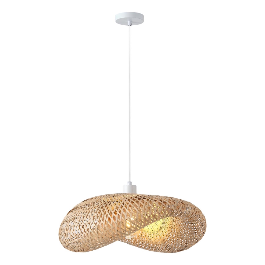 Chandelier on a string CALYPSO 1xE27/15W/230V bamboo