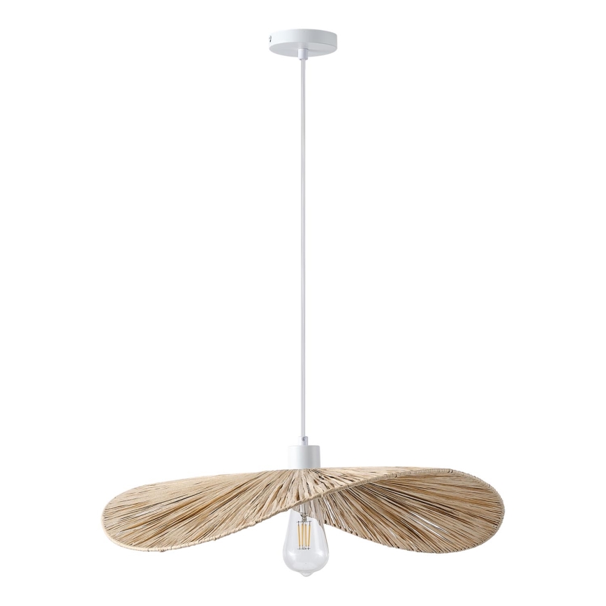 Chandelier on a string CALYPSO 1xE27/15W/230V d. 55 cm bamboo