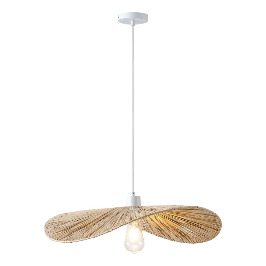 Chandelier on a string CALYPSO 1xE27/15W/230V d. 55 cm bamboo