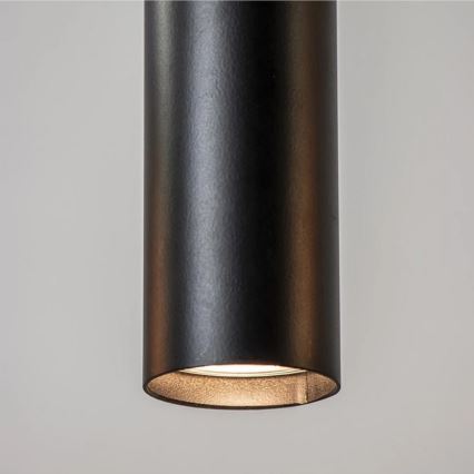 Chandelier on a string CALYPSO 2xGU10/60W/230V + 3xE27/60W black/gold