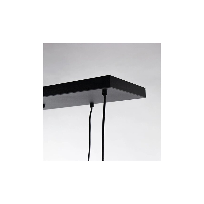 Chandelier on a string CALYPSO 4xGU10/60W/230V + 4xE27/60W black/gold