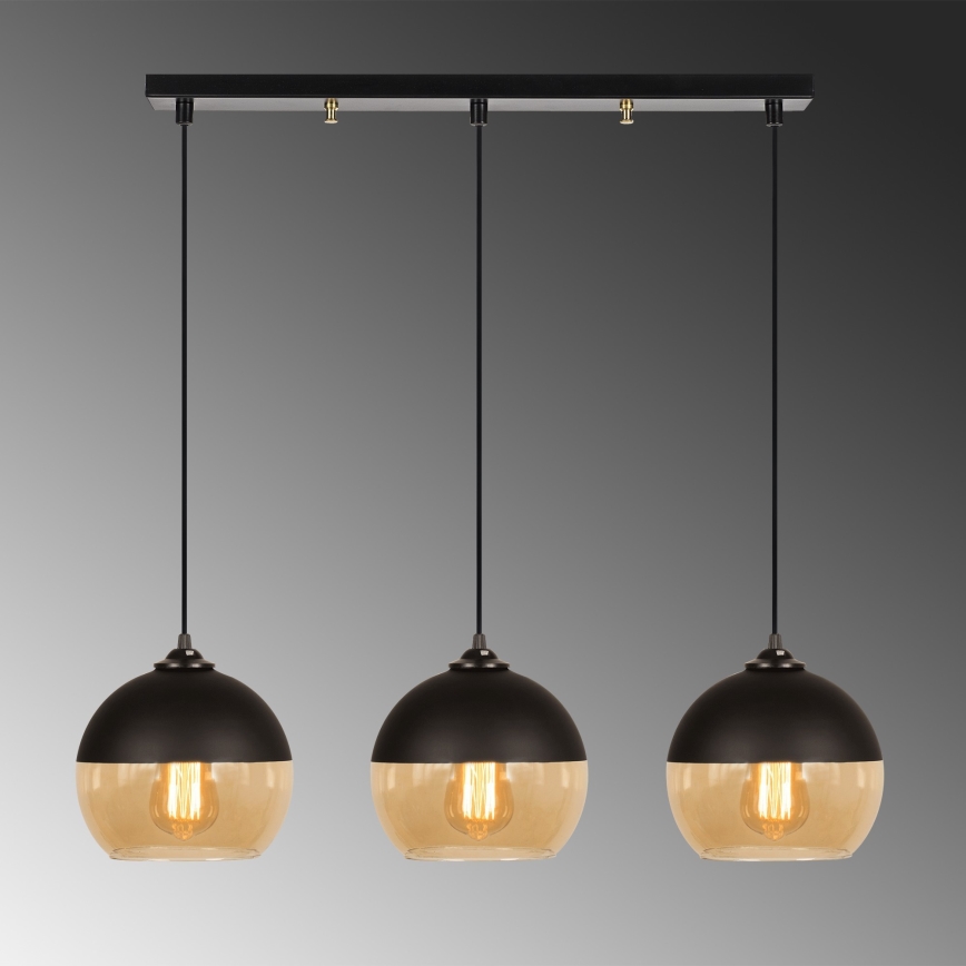 Chandelier on a string CAMINI 3xE27/40W/230V