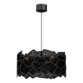 Chandelier on a string CAMO 3xE27/15W/230V black