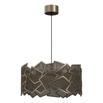 Chandelier on a string CAMO 3xE27/15W/230V gold