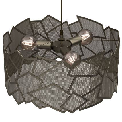 Chandelier on a string CAMO 3xE27/15W/230V gold