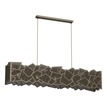 Chandelier on a string CAMO 5xE27/15W/230V gold