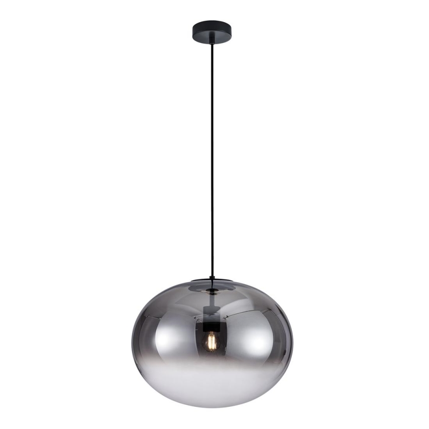 Chandelier on a string CAMPANIA 1xE27/60W/230V black