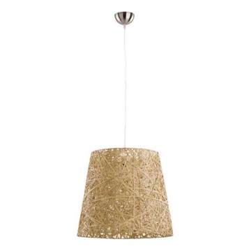 Chandelier on a string CANNUCIA 1xE27/15W/230V beige