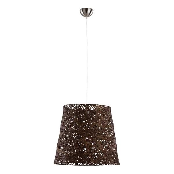 Chandelier on a string CANNUCIA 1xE27/15W/230V brown