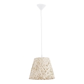 Chandelier on a string CANNUCIA 1xE27/15W/230V creamy
