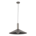 Chandelier on a string CAPRI 1xE27/15W/230V d. 50 cm anthracite/grey