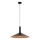 Chandelier on a string CAPRI 1xE27/15W/230V d. 50 cm black/copper
