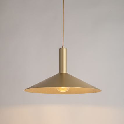 Chandelier on a string CAPRI 1xE27/15W/230V d. 50 cm gold