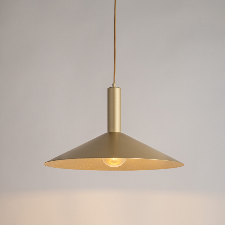 Chandelier on a string CAPRI 1xE27/15W/230V d. 50 cm gold