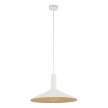 Chandelier on a string CAPRI 1xE27/15W/230V d. 50 cm white/gold