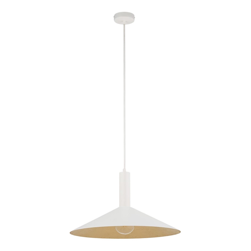 Chandelier on a string CAPRI 1xE27/15W/230V d. 50 cm white/gold