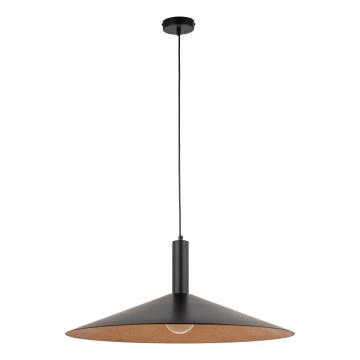 Chandelier on a string CAPRI 1xE27/15W/230V d. 70 cm black/copper