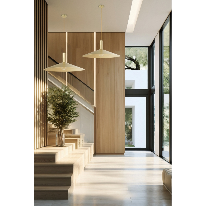 Chandelier on a string CAPRI 1xE27/15W/230V d. 70 cm gold