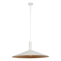 Chandelier on a string CAPRI 1xE27/15W/230V d. 70 cm white/copper