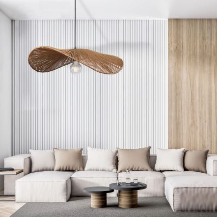 Chandelier on a string CAPRI 1xE27/20W/230V d. 60 cm bamboo