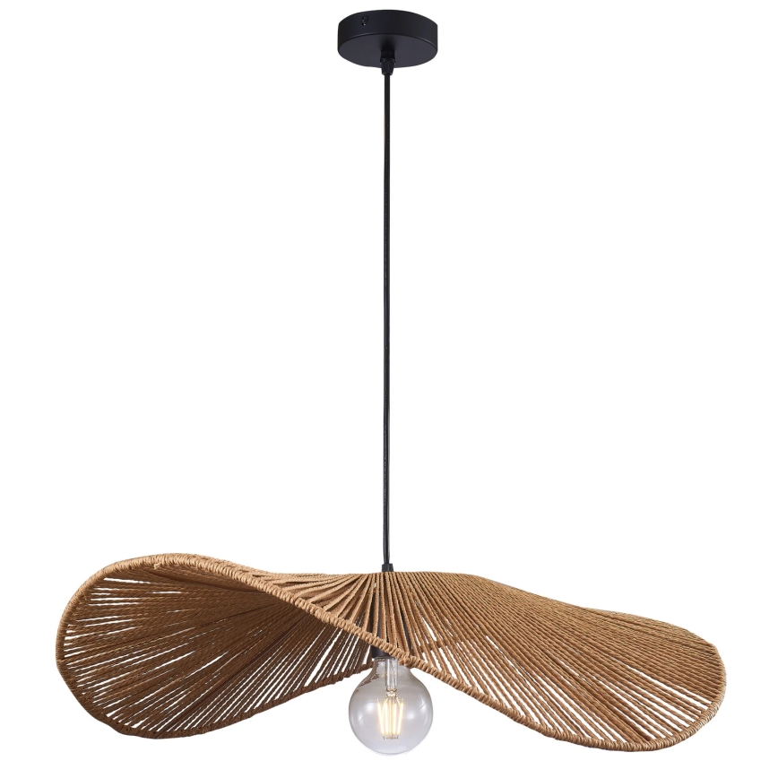 Chandelier on a string CAPRI 1xE27/20W/230V d. 60 cm bamboo
