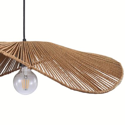 Chandelier on a string CAPRI 1xE27/20W/230V d. 60 cm bamboo
