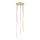 Chandelier on a string CARMEN 5xG9/40W/230V d.30 cm gold