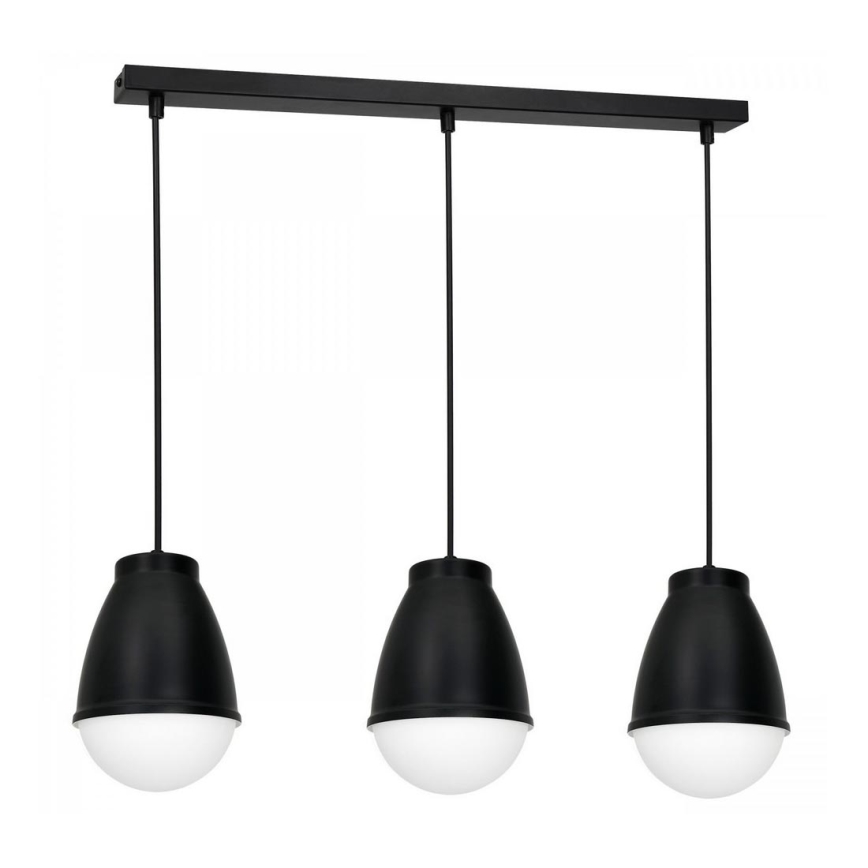Chandelier on a string CARYON 3xE14/60W/230V black