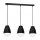 Chandelier on a string CARYON 3xE14/60W/230V black