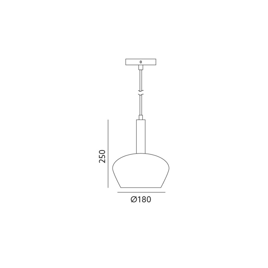 Chandelier on a string CASA 1xGU10/25W/230V