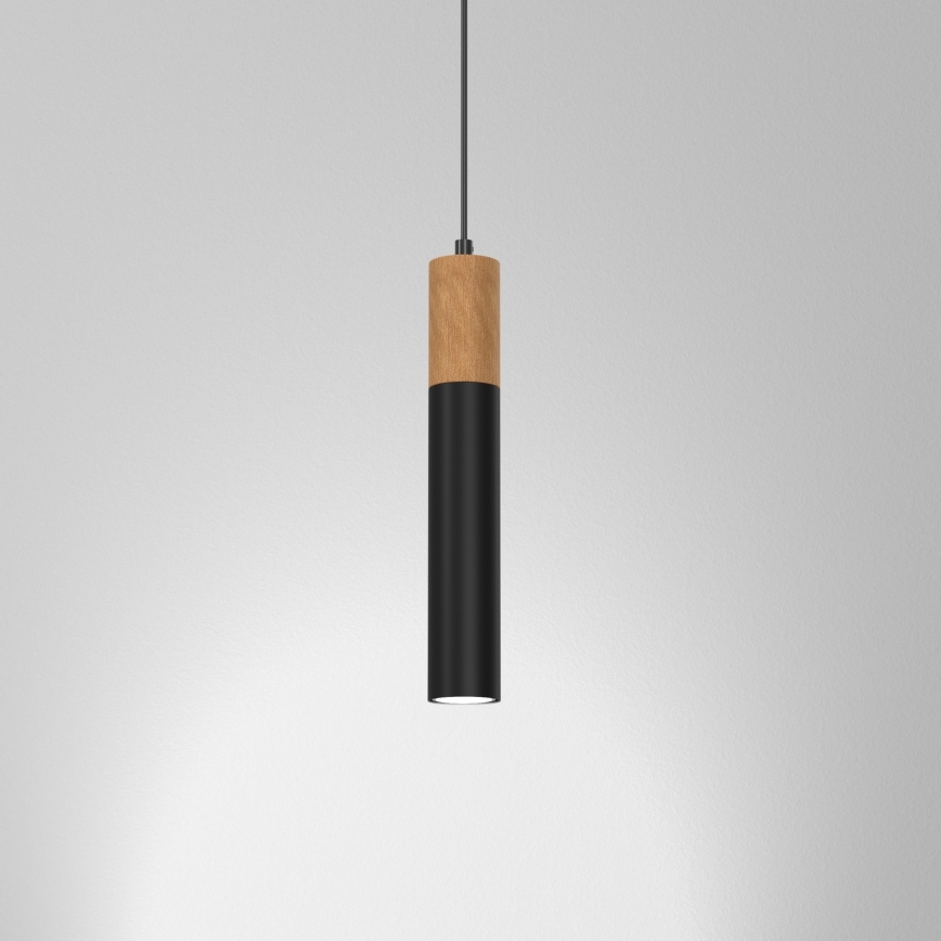Chandelier on a string CASSA 1xGU10/60W/230V black