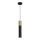 Chandelier on a string CASSA 1xGU10/8W/230V black/golden
