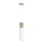 Chandelier on a string CASSA 1xGU10/8W/230V white/golden