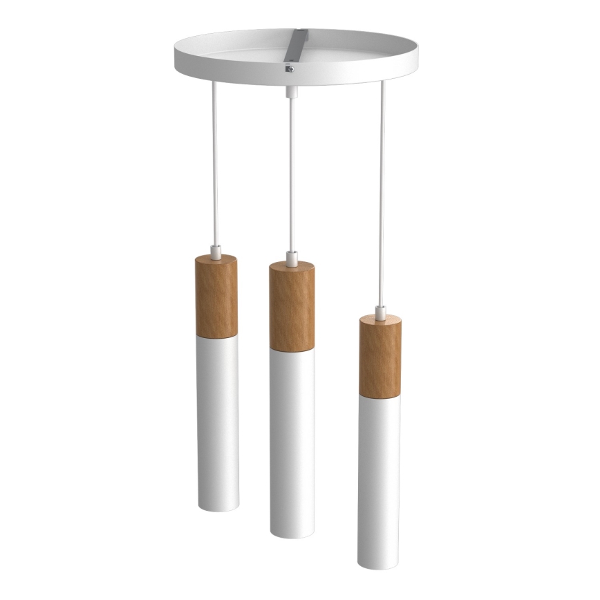 Chandelier on a string CASSA 3xGU10/8W/230V white