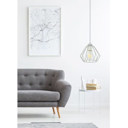 Chandelier on a string CEED 1xE27/60W/230V grey