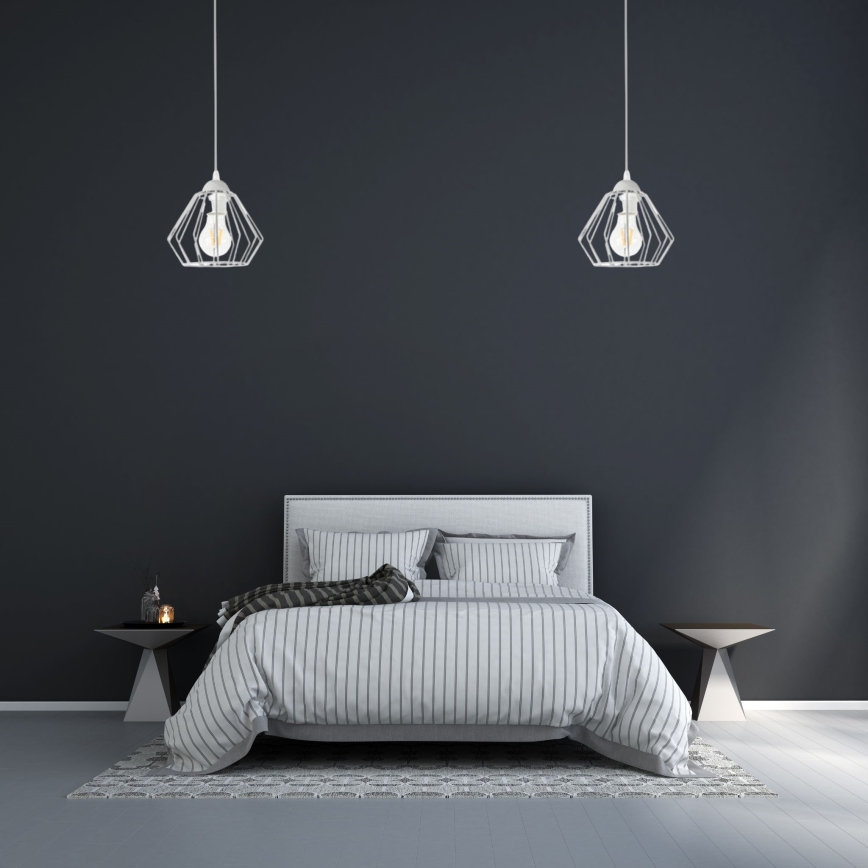 Chandelier on a string CEED 1xE27/60W/230V grey