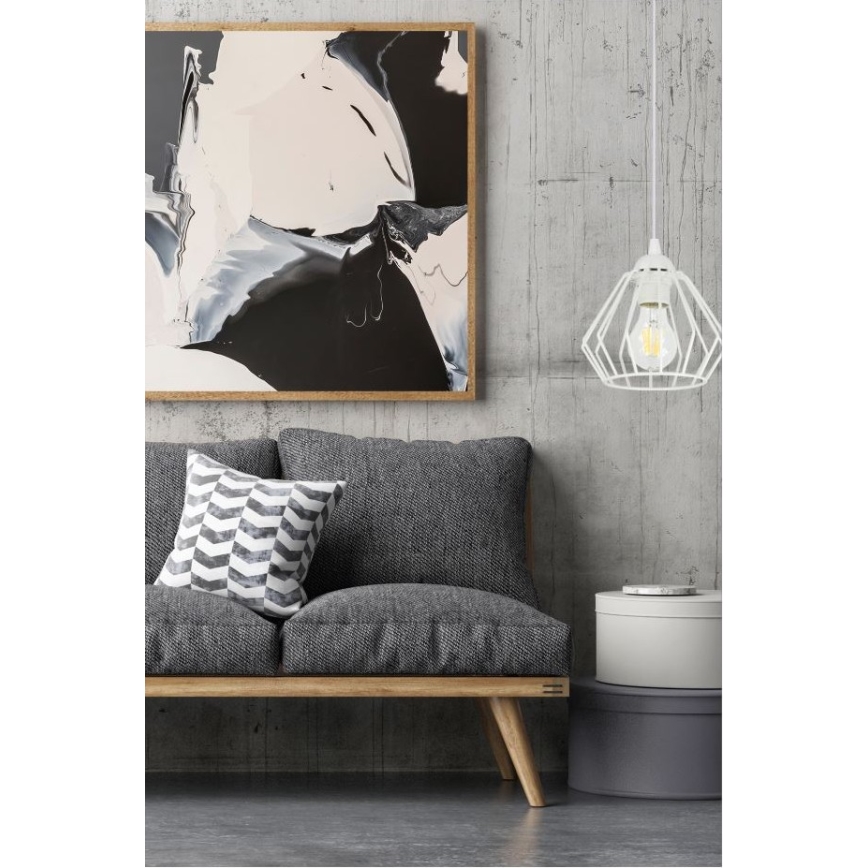 Chandelier on a string CEED 1xE27/60W/230V white