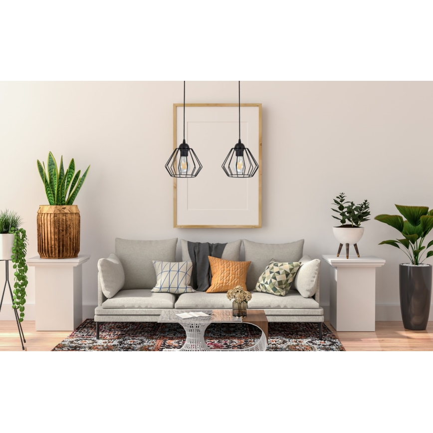 Chandelier on a string CEED 2xE27/60W/230V