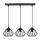 Chandelier on a string CEED 3xE27/60W/230V black