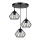 Chandelier on a string CEED 3xE27/60W/230V black