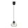 Chandelier on a string CEED GOLD 1xE27/60W/230V d. 17,5 cm black/gold