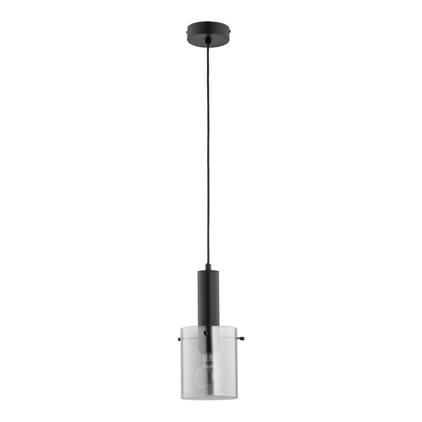 Chandelier on a string CELIA 1xE27/60W/230V black