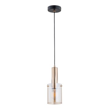 Chandelier on a string CELIA 1xE27/60W/230V gold
