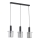 Chandelier on a string CELIA 3xE27/60W/230V black
